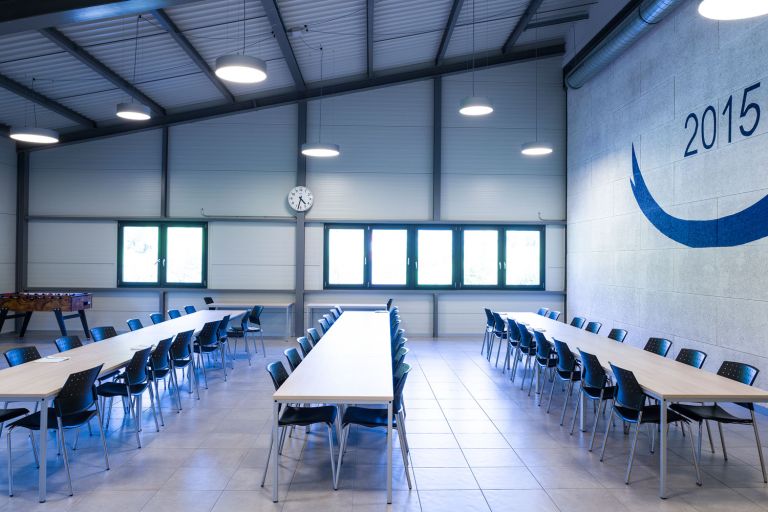 Kantine und Aufenthaltsraum Personal.