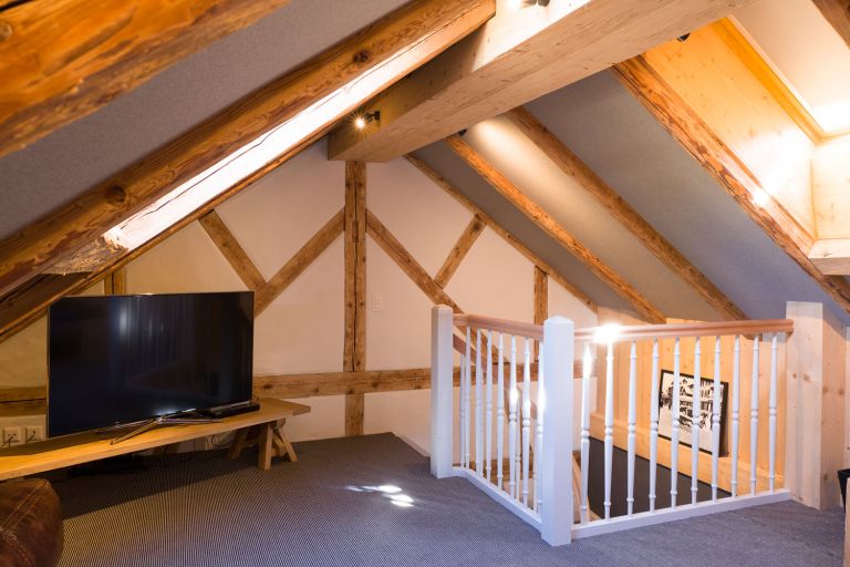 In Szene gesetzte Gemütlichkeit.